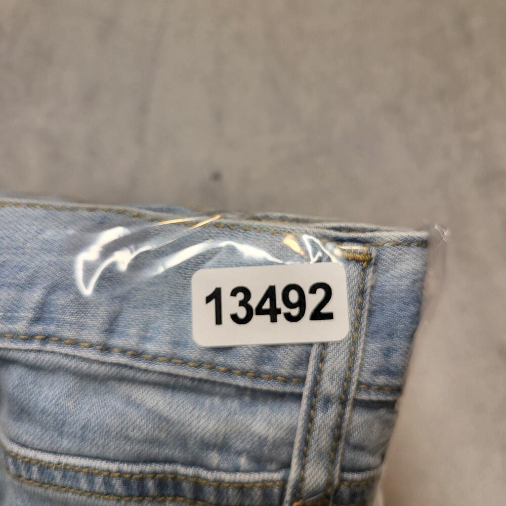 Old‎ Navy Jeans Mens 38x30 Blue Light Wash Straight Denim Stretch Pockets - Picture 11 of 11